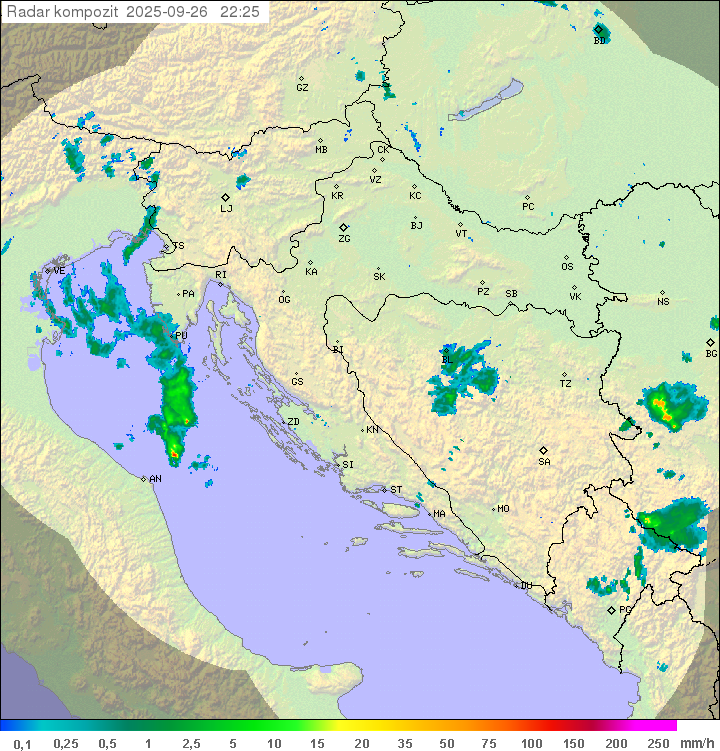 Padavine Hrvaška