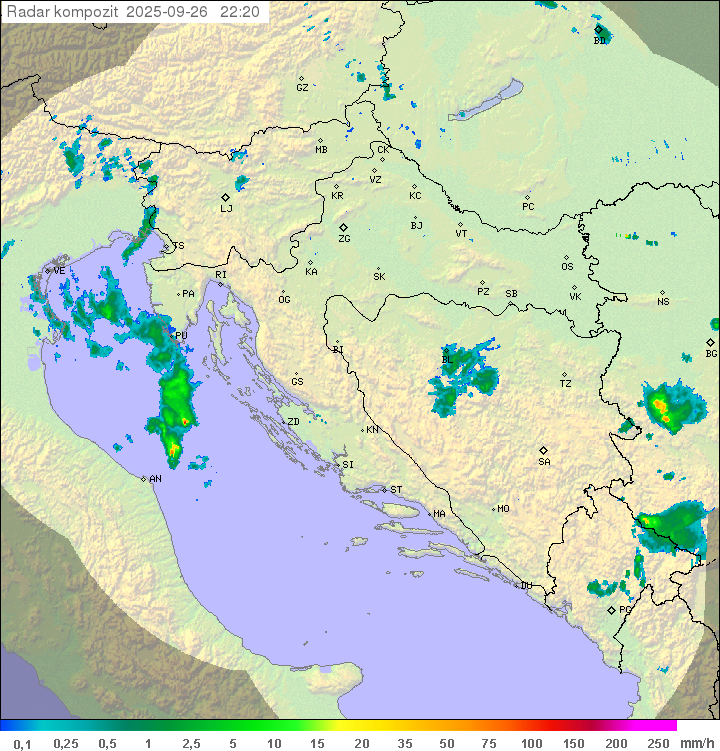 Padavine Hrvaška
