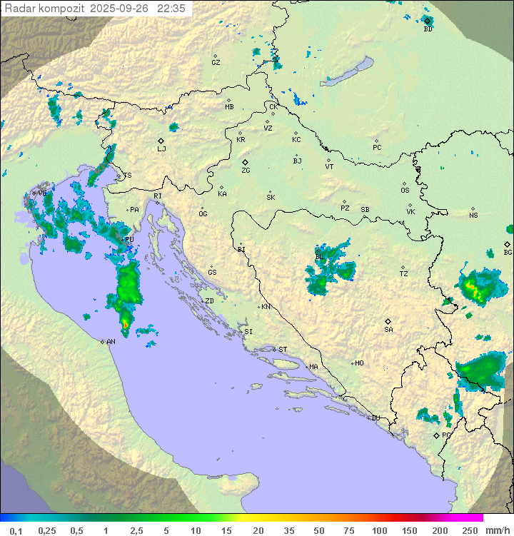 Padavine Hrvaška