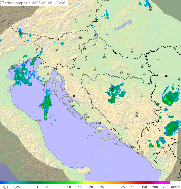 Padavine Hrvaška