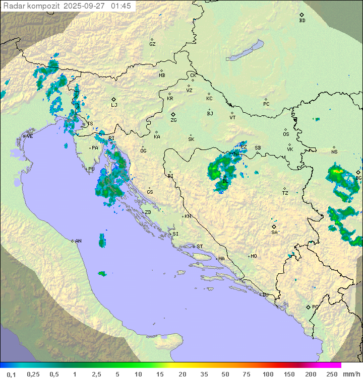 Padavine Hrvaška