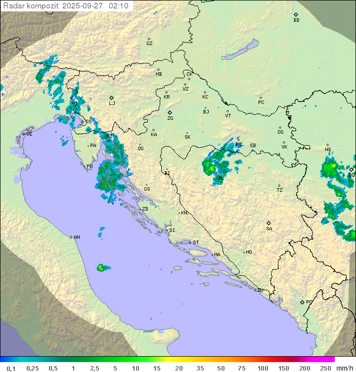Padavine Hrvaška