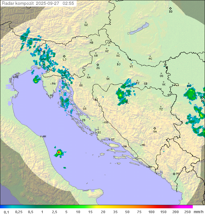 Padavine Hrvaška