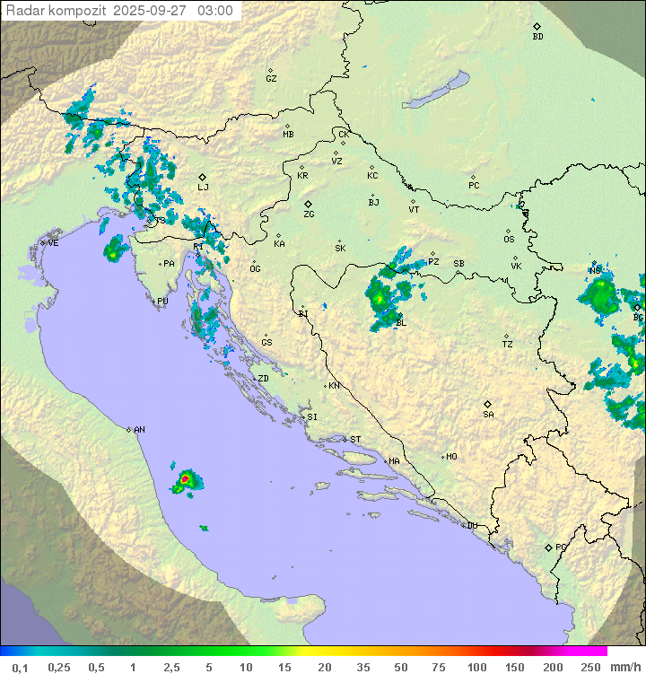 Padavine Hrvaška