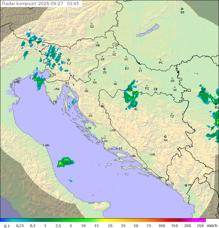 Padavine Hrvaška