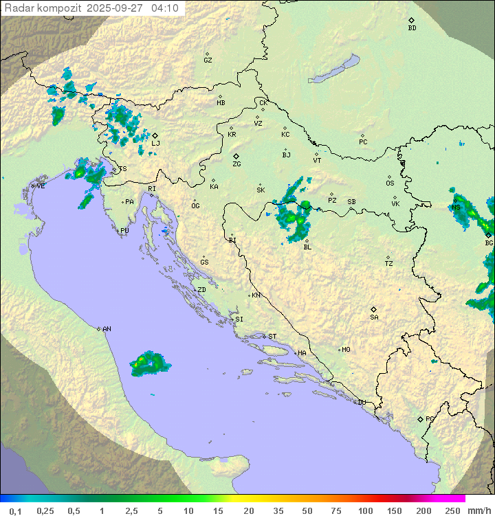 Padavine Hrvaška