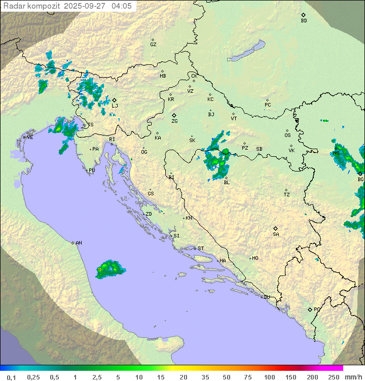 Padavine Hrvaška