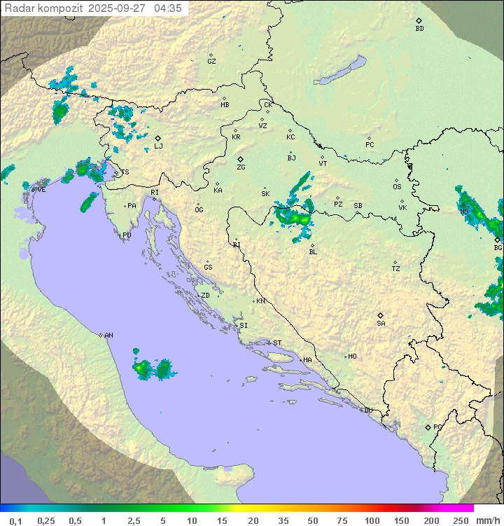 Padavine Hrvaška