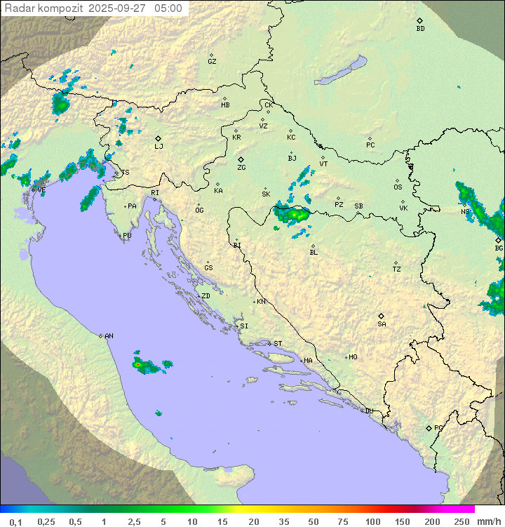 Padavine Hrvaška