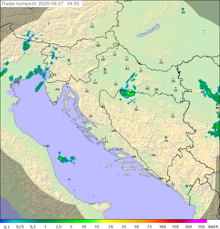 Padavine Hrvaška