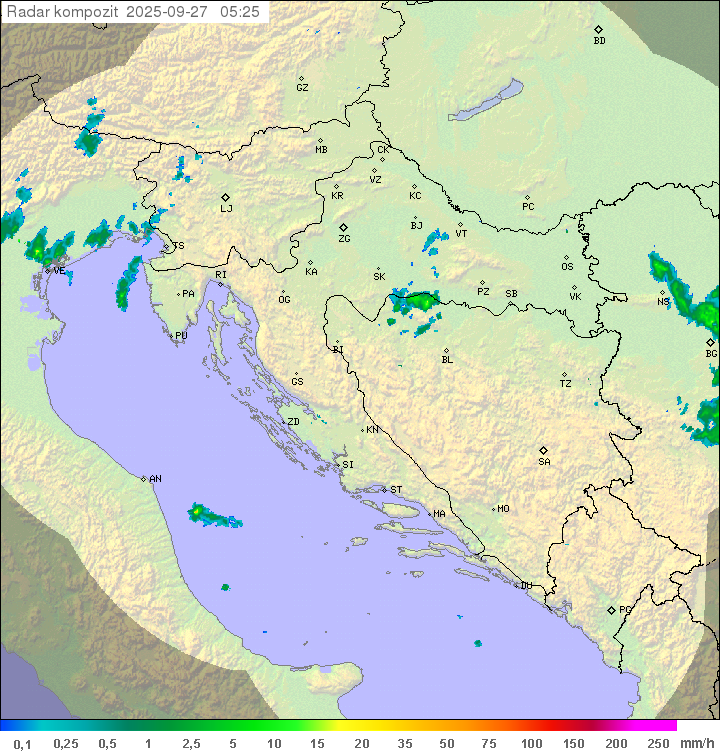 Padavine Hrvaška
