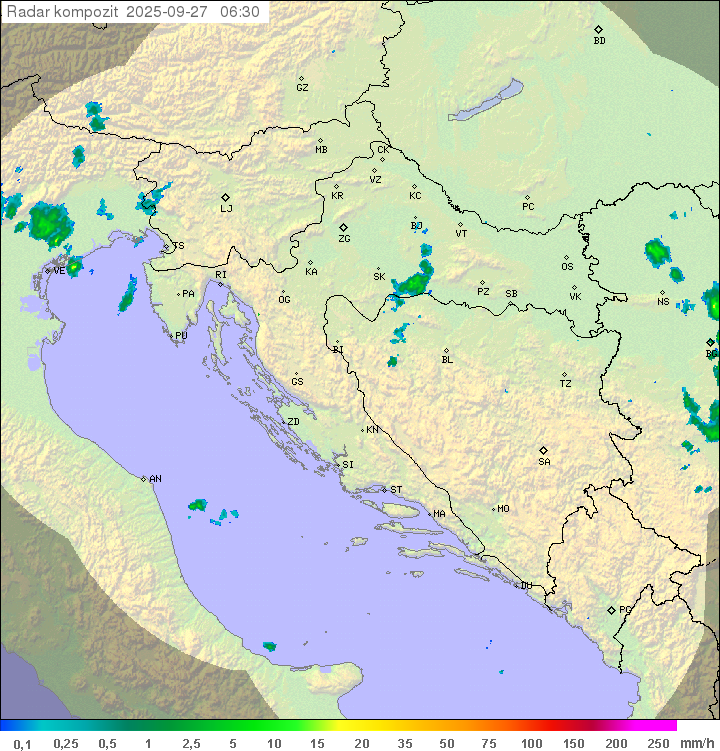 Padavine Hrvaška