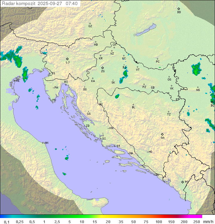 Padavine Hrvaška