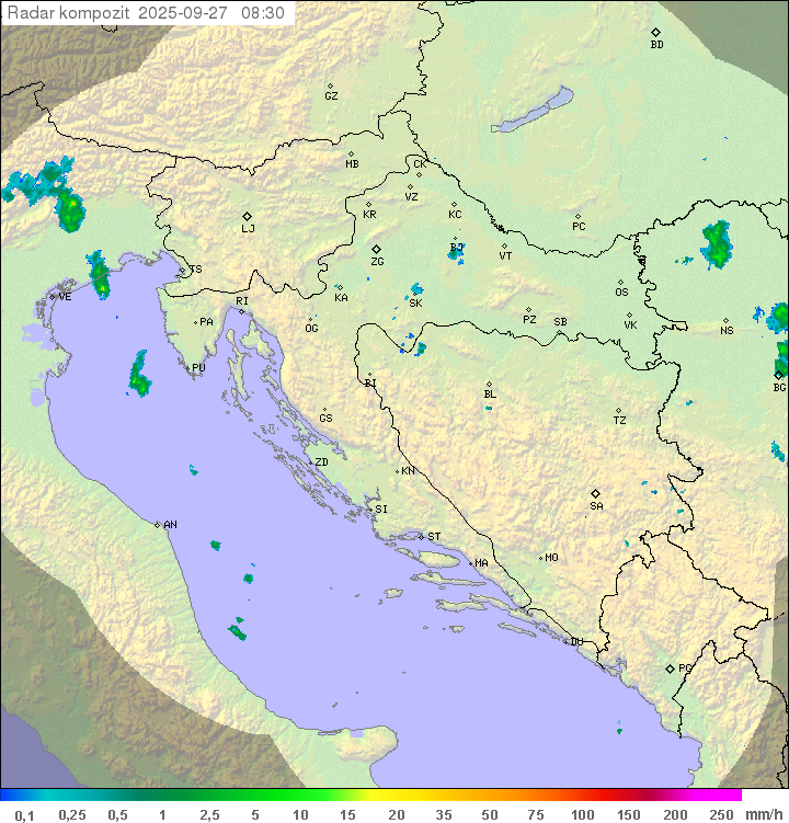 Padavine Hrvaška