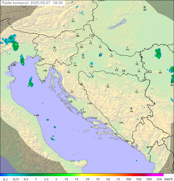 Padavine Hrvaška