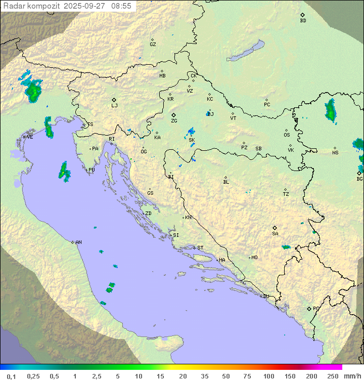 Padavine Hrvaška