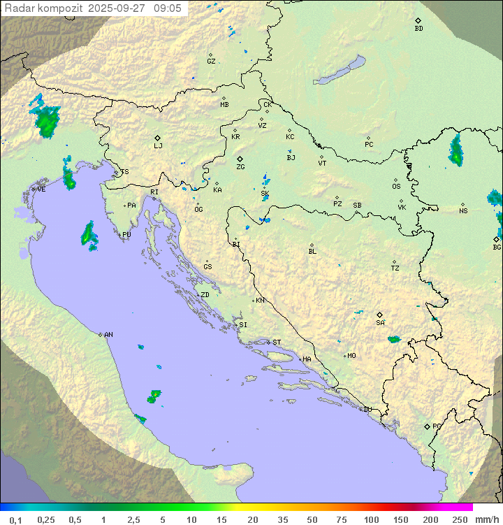 Padavine Hrvaška