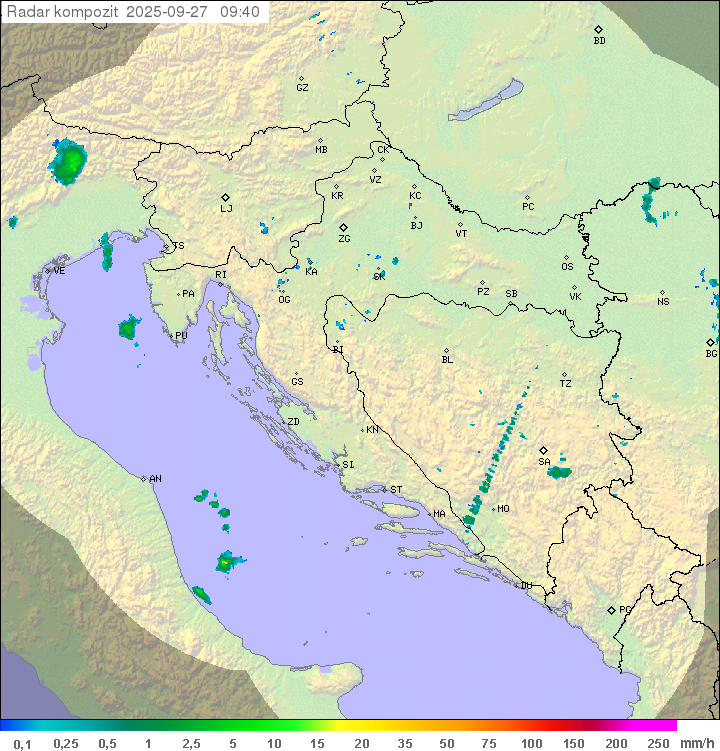 Padavine Hrvaška