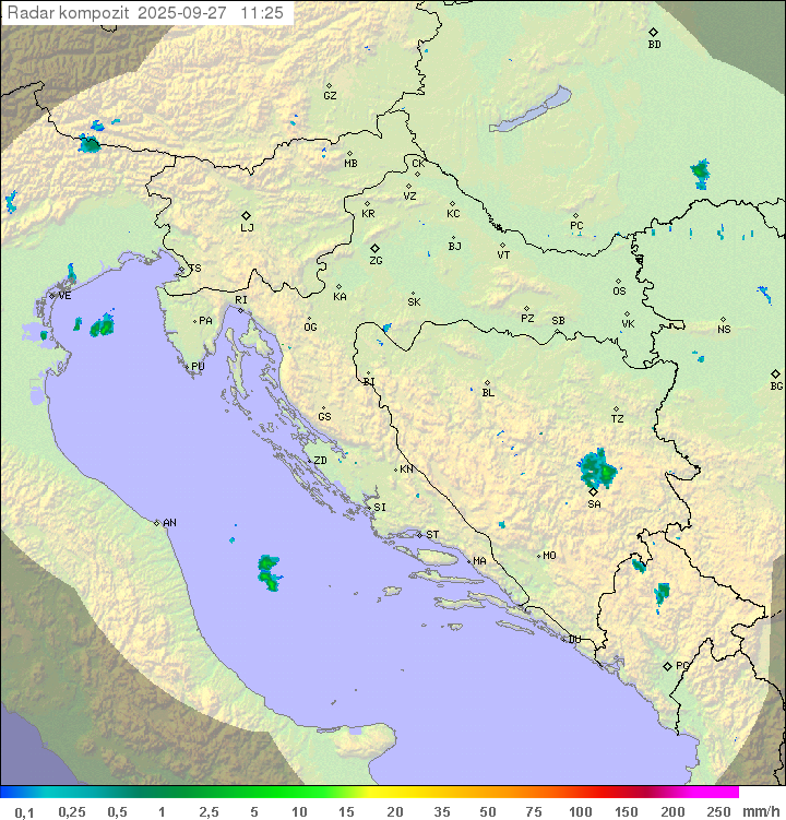 Padavine Hrvaška