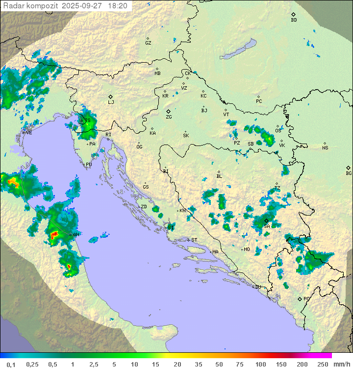 Padavine Hrvaška
