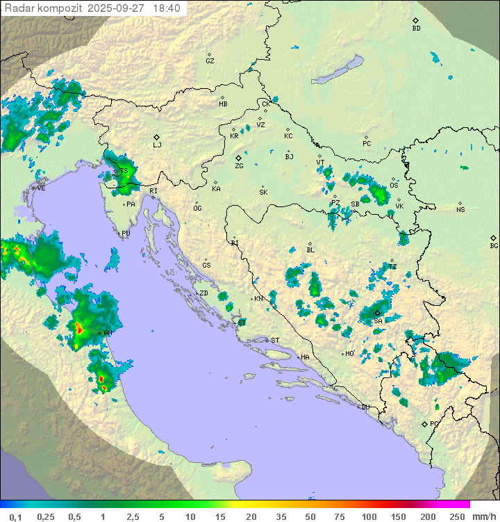 Padavine Hrvaška