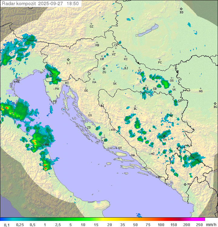Padavine Hrvaška