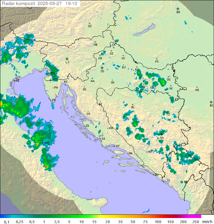 Padavine Hrvaška