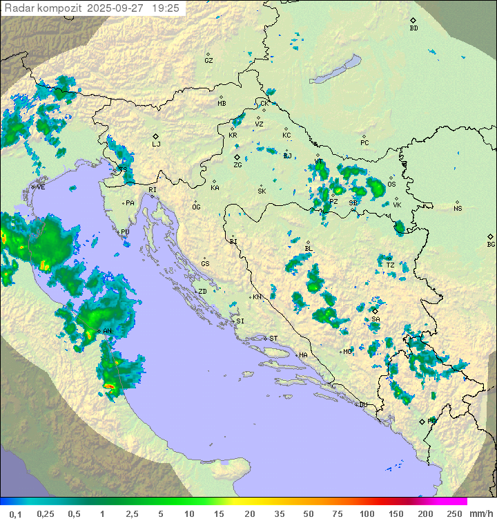 Padavine Hrvaška