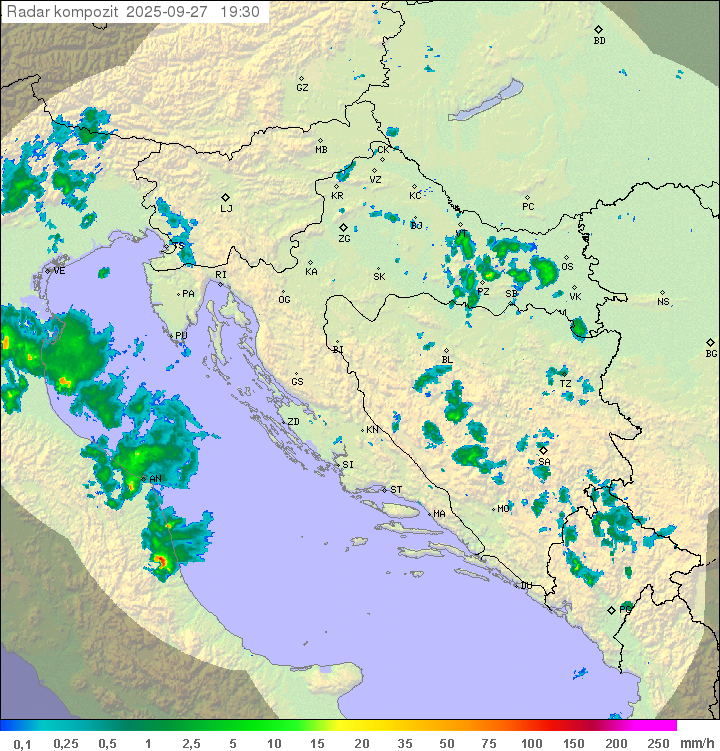 Padavine Hrvaška