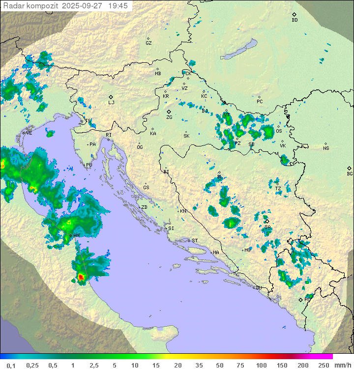 Padavine Hrvaška
