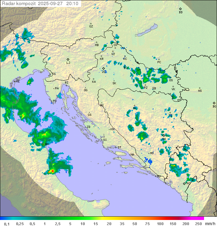 Padavine Hrvaška