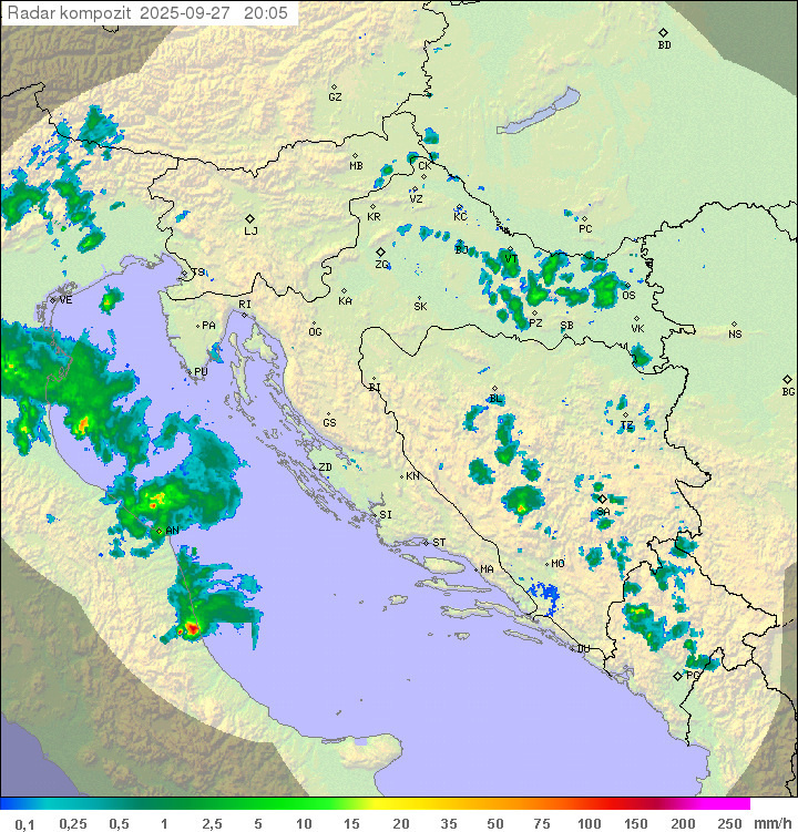 Padavine Hrvaška