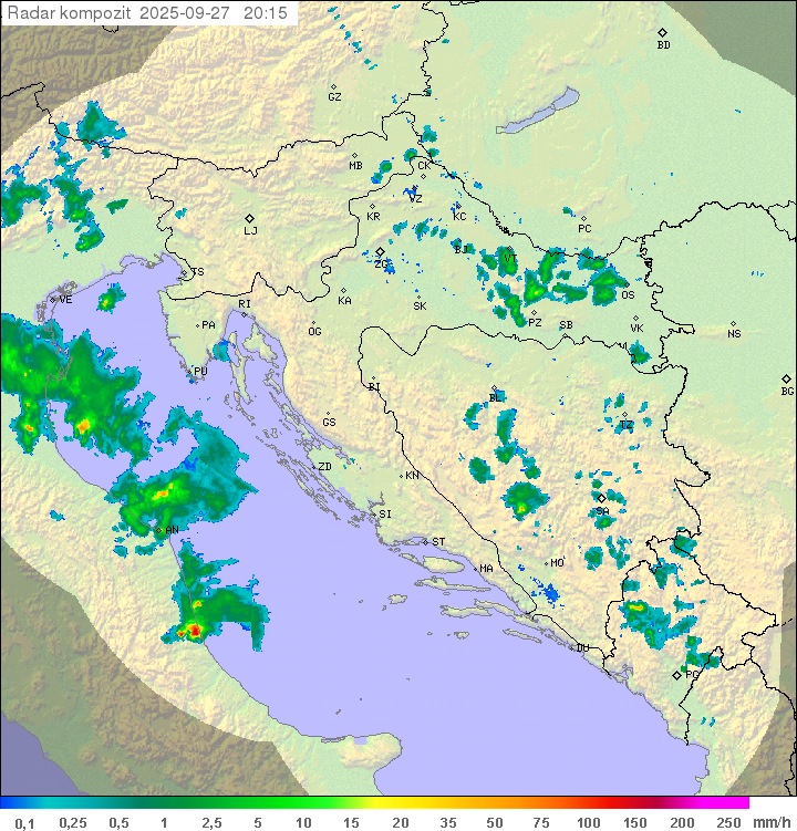Padavine Hrvaška