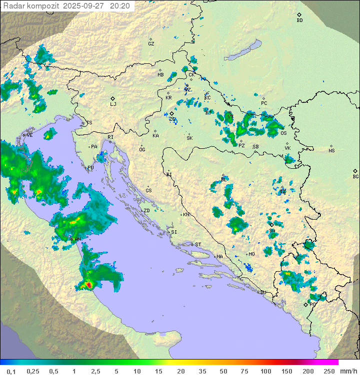 Padavine Hrvaška
