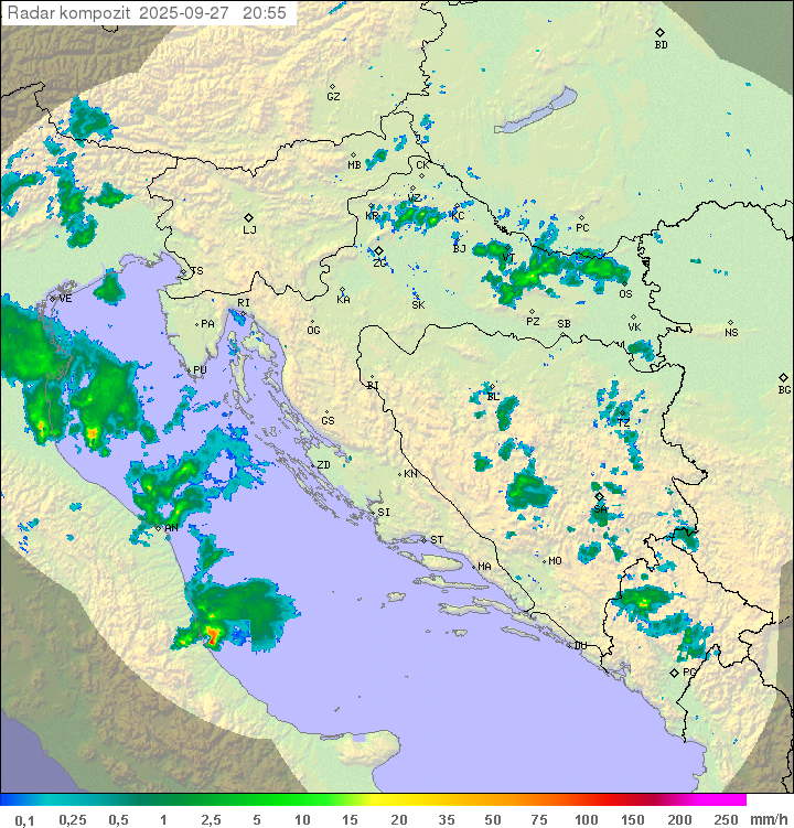 Padavine Hrvaška