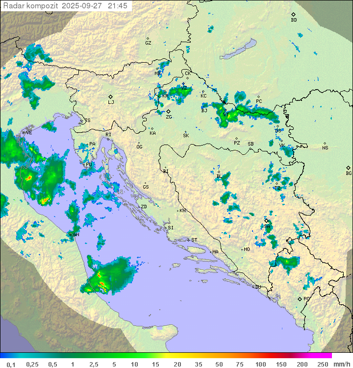 Padavine Hrvaška