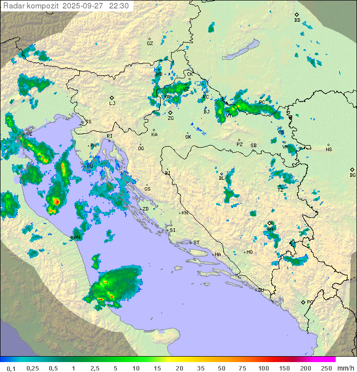 Padavine Hrvaška