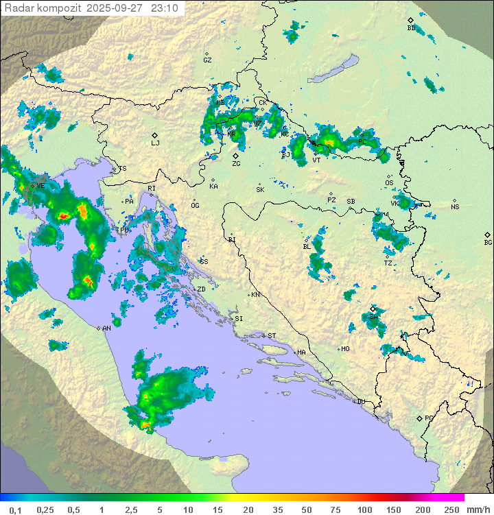 Padavine Hrvaška