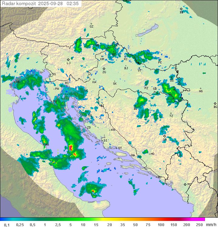 Padavine Hrvaška