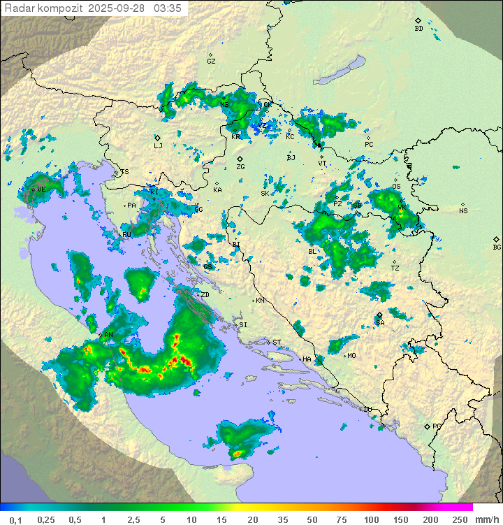 Padavine Hrvaška