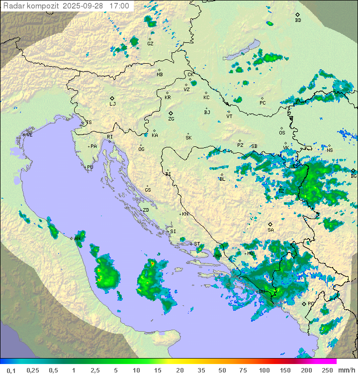 Padavine Hrvaška