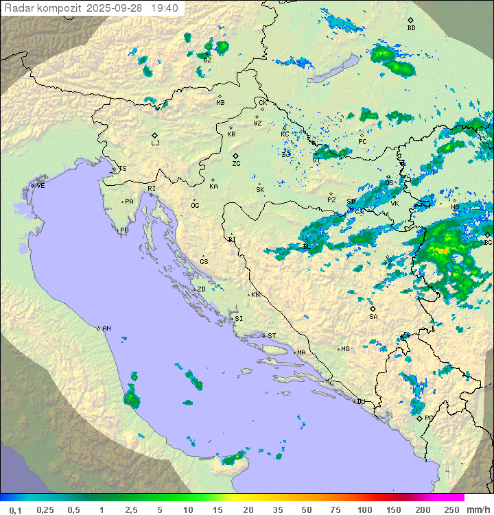 Padavine Hrvaška