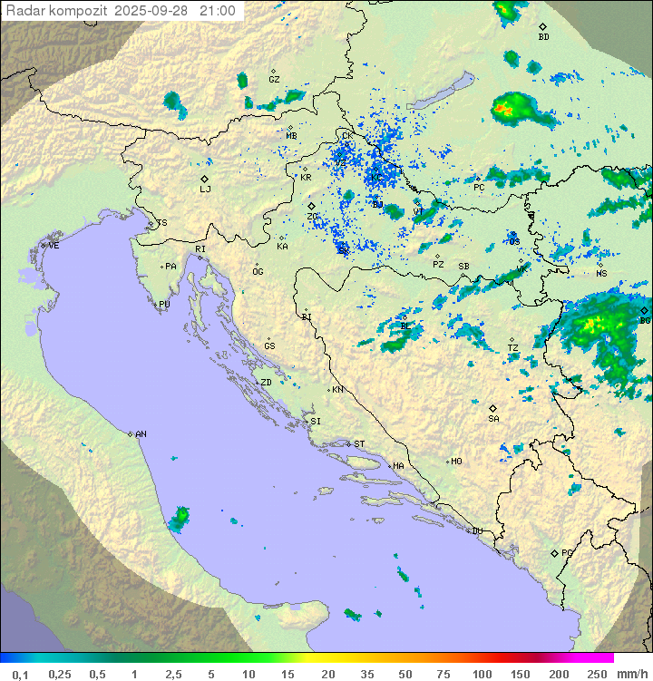 Padavine Hrvaška