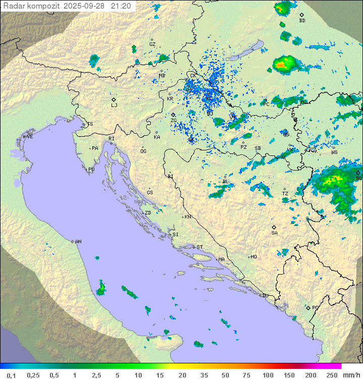 Padavine Hrvaška
