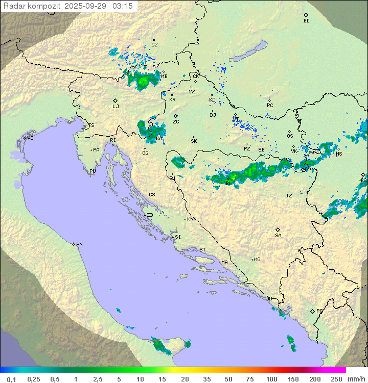 Padavine Hrvaška