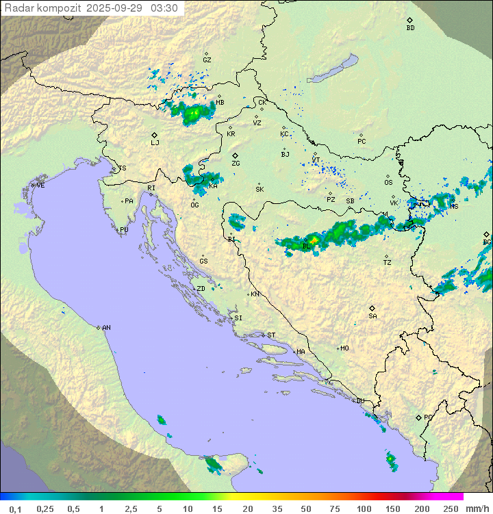 Padavine Hrvaška