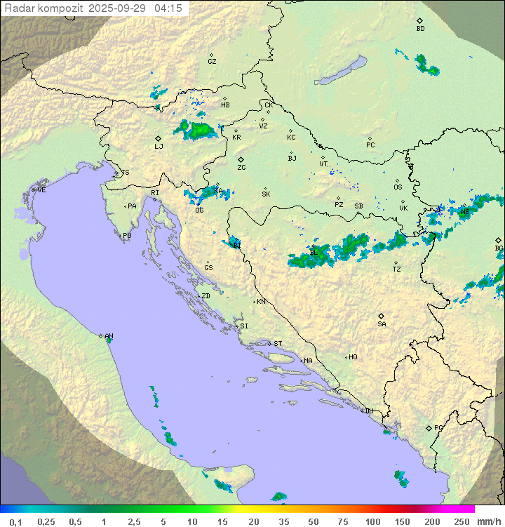 Padavine Hrvaška
