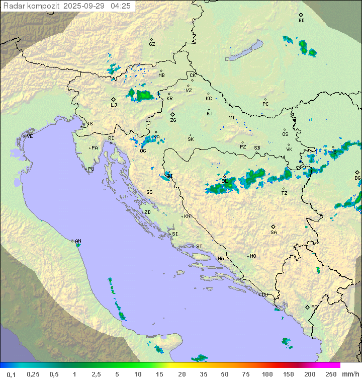 Padavine Hrvaška