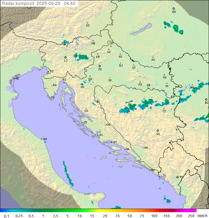 Padavine Hrvaška