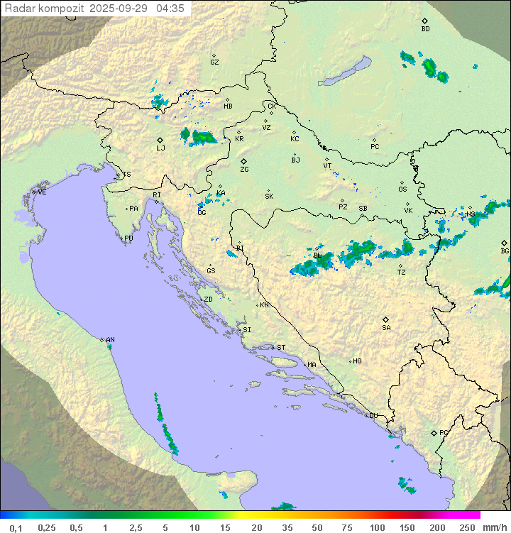 Padavine Hrvaška